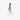 Groene en witte lelievormige hanglamp, bloemdesign, modern interieur, decoratieve verlichting.
