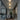 Art Deco plafondlamp met diamantsnede, glazen kap, goudkleurige afwerking, moderne gangverlichting.