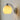 Art Deco vintage wandlamp, geel glas, chroom, retro interieurverlichting, sfeervol design.