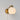 Art Deco vintage wandlamp, goudkleurig met witte glazen kap, retro interieurverlichting.