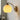 Art Deco vintage wandlamp, goudkleurig met glazen kap, sfeerverlichting, retro design.