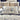 Luxe geborduurd beddengoed set, beige en blauw, bloemenpatroon, sierkussens, slaapkamer decor.