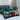 Groen bloemen dekbedovertrek set, luxe slaapkamer, fluweel, tweepersoonsbed, modern interieur.