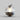 Moderne glazen tafellamp, zwart en transparant, minimalistisch design, sfeerverlichting.