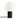 Witte glazen tafellamp met zwarte basis, modern design, sfeerverlichting, interieurdecoratie.