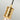Gouden wandlamp fitting met zwart snoer, Elstead Lighting, modern design, messing afwerking.