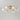 Houten kroonluchter met zes witte glazen lampenkappen, modern design, plafondverlichting.