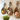Drie handgemaakte jute wandmanden met fruit en knoflook, keukenopslag, rustieke decoratie.