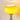 Gele glazen tafellamp met chromen voet, moderne verlichting, interieurdecoratie.