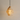 Hanglamp glas goudkleurig, modern design, geribbeld patroon, sfeerverlichting.
