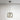 Moderne glazen hanglamp, rookglas, minimalistisch design, zwart frame, interieurverlichting.