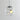 Moderne glazen hanglamp, transparant metaal, minimalistisch design, sfeerverlichting.