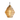Gouden glazen hanglamp, art deco stijl, geribbeld ontwerp, sfeerverlichting, interieurdecoratie.