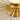 Gouden plafondlamp met stralend ontwerp, moderne metalen afwerking, interieurverlichting.