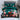 Groen dekbedovertrek met bloemenprint, luxe slaapkamer, katoenen beddengoed, tweepersoonsbed.