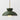 Groene hanglamp met gouden stang, moderne designlamp, interieurverlichting, energiezuinig.