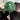 Groene UFO tafellamp, modern design, metalen voet, glazen kap, sfeerverlichting, interieurdecoratie.