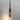 Zwarte hanglamp met glazen cilinder, modern design, geschikt voor woonkamerverlichting.