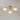 Houten kroonluchter met drie lampen, modern design, plafondlamp, natuurlijke afwerking.