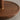 Houten dienblad met handvat, rond, walnoot, modern design, keukenaccessoire, decoratief.