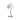 Ribbel tafellamp keramiek, modern design, wit, verstelbare metalen voet, interieurverlichting.