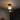 Keramische vogel plafondlamp, goudkleurig met glazen kap, moderne verlichting.
