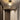 Gouden keramische vogel plafondlamp, modern design, glazen kap, interieurverlichting.