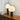 Twee Kizu tafellampen met marmeren voet en witte kap op houten tafel, moderne interieurverlichting.