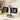 Retro flipklok, zilver en zwart, tafelmodel, moderne vintage stijl, decoratief en functioneel.