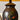 Zwarte keramische tafellamp met vogelmotief, decoratieve verlichting, moderne woonaccessoire.