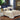 Luxe jacquard dekbedovertrek set, beige en blauw, king size, katoen, oriëntaals design.