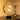 Decoratieve tafellamp maanvorm met LED-lichtslinger, glazen bol, rustiek touw, sfeerverlichting.