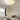 Witte plafondlamp in moderne slaapkamer, stoffen kap, eigentijds design, sfeerverlichting.