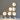 Chromen tafellamp met meerdere bollen, modern design, LED-verlichting, interieurdecoratie.