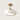 Moderne plafondlamp goud en wit glas, elegante verlichting voor woonkamer of eetkamer.