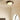 Moderne plafondlamp hout en glas, ronde vorm, warme verlichting, interieurdecoratie.