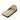 Opblaasbaar luchtbed met kussen, beige, voor camping en outdoor gebruik.