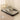Opblaasbare beige tweepersoonsbank met bekerhouders, ideaal voor woonkamer of camping.