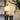 Orchidee glazen tafellamp, messing voet, vintage stijl, sfeerverlichting, interieurdecoratie.