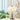 Orchidee stoffen tafellamp, wit, modern design, sfeerverlichting, woonkamer decor.