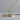 Gouden tafellamp met dubbele arm, modern design, minimalistisch, voor woonkamer of kantoor.