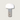 Witte tafellamp met ronde kap, modern design, minimalistisch, geschikt voor interieurverlichting.