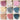 Verschillende kleuren kunstmatige pampasgras boeketten voor interieurdecoratie en bruiloften.