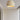 Crèmekleurige plafondlamp met geribbeld ontwerp, moderne interieurverlichting.