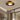 Moderne plafondlamp hout en goud, Olav design, LED-verlichting, woonkamerverlichting.