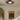 Moderne plafondlamp, hout en messing, Olav design, woonkamerverlichting.