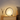 Ronde LED tafellamp zwart op nachtkastje, moderne verlichting slaapkamer decor.