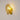 Gouden schelp wandlamp, glazen kap, moderne verlichting, sfeerverlichting, interieurdecoratie.