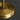 Gouden tafellamp voet, modern design, messing afwerking, minimalistisch interieuraccessoire.