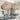 Twee hanglampen van rotan in moderne keuken, natuurlijke uitstraling, Scandinavisch design.
